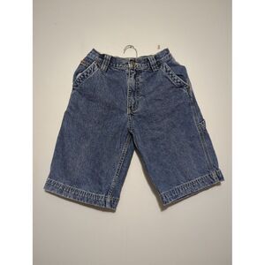 Vintage Urban Pipeline Kids Unisex Carpenter Shorts Blue Denim Size 10